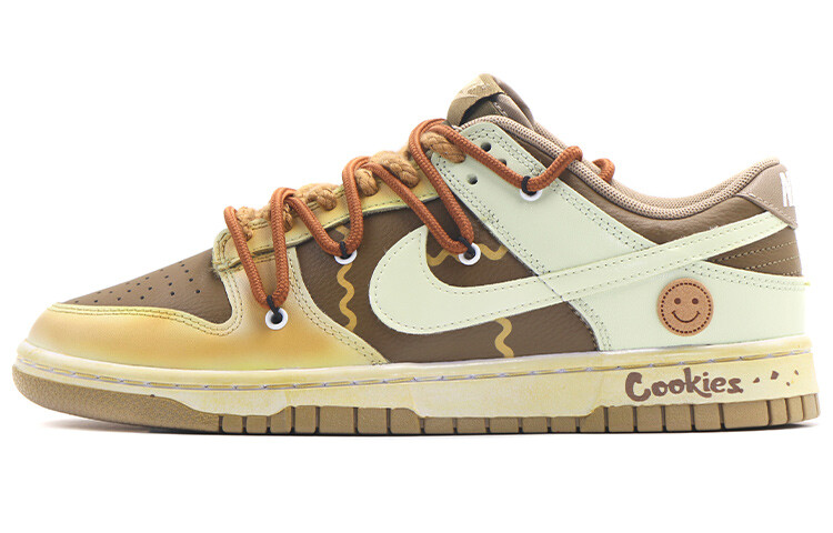 

Кроссовки Nike Dunk Skateboard Shoes Men Low-Top Brown White