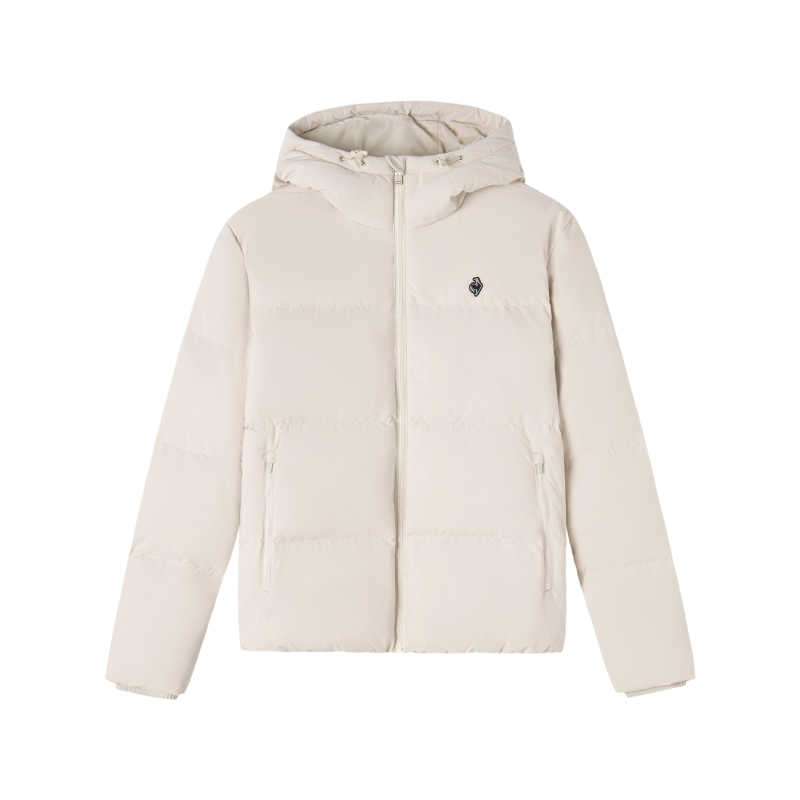 

Le Coq Sportif Утепленная куртка с капюшоном унисекс, Almond Custard