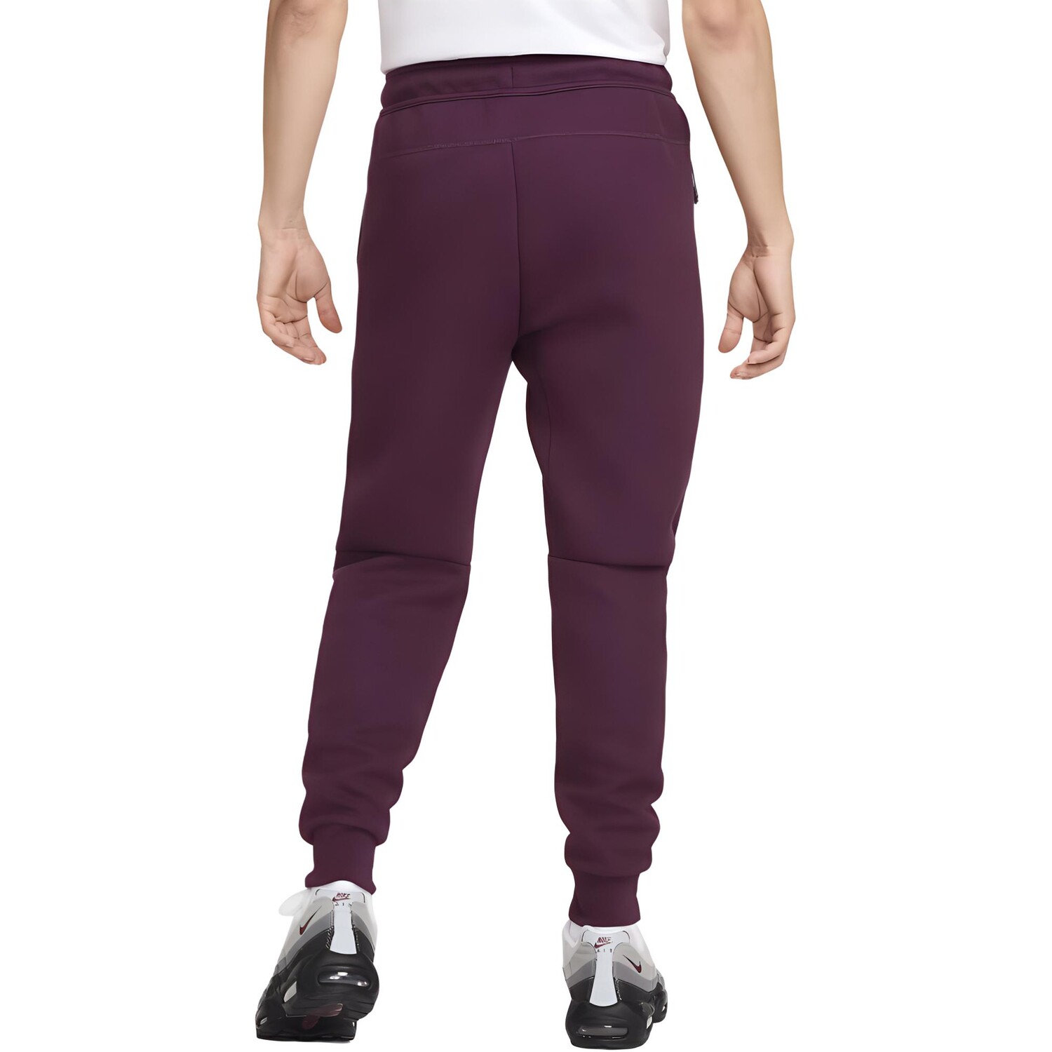 Трикотажные спортивные штаны мужские бордовые Nike, цвет Burgundy — фото 2
