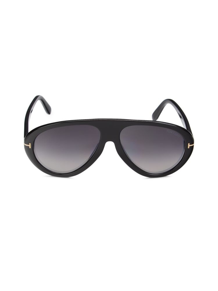 

Квадратные солнцезащитные очки 56MM Tom Ford, черный