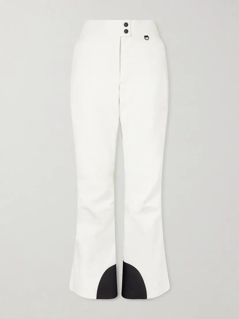 Расклешенные лыжные брюки Moncler Grenoble, белый