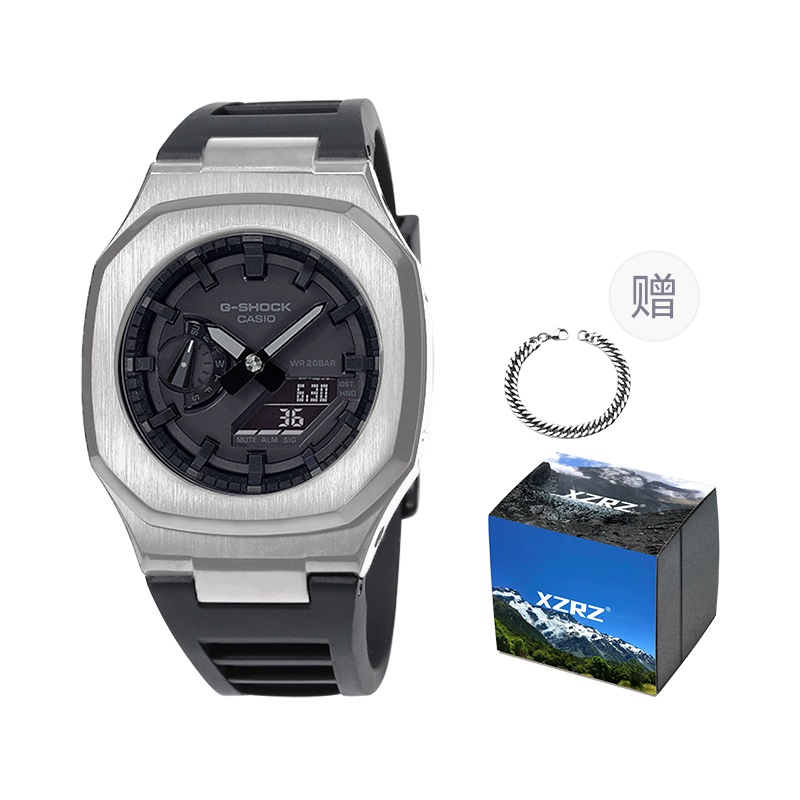 

Унисекс часы CASIO серии с двойным дисплеем жидкокристаллическим/аналоговым черные