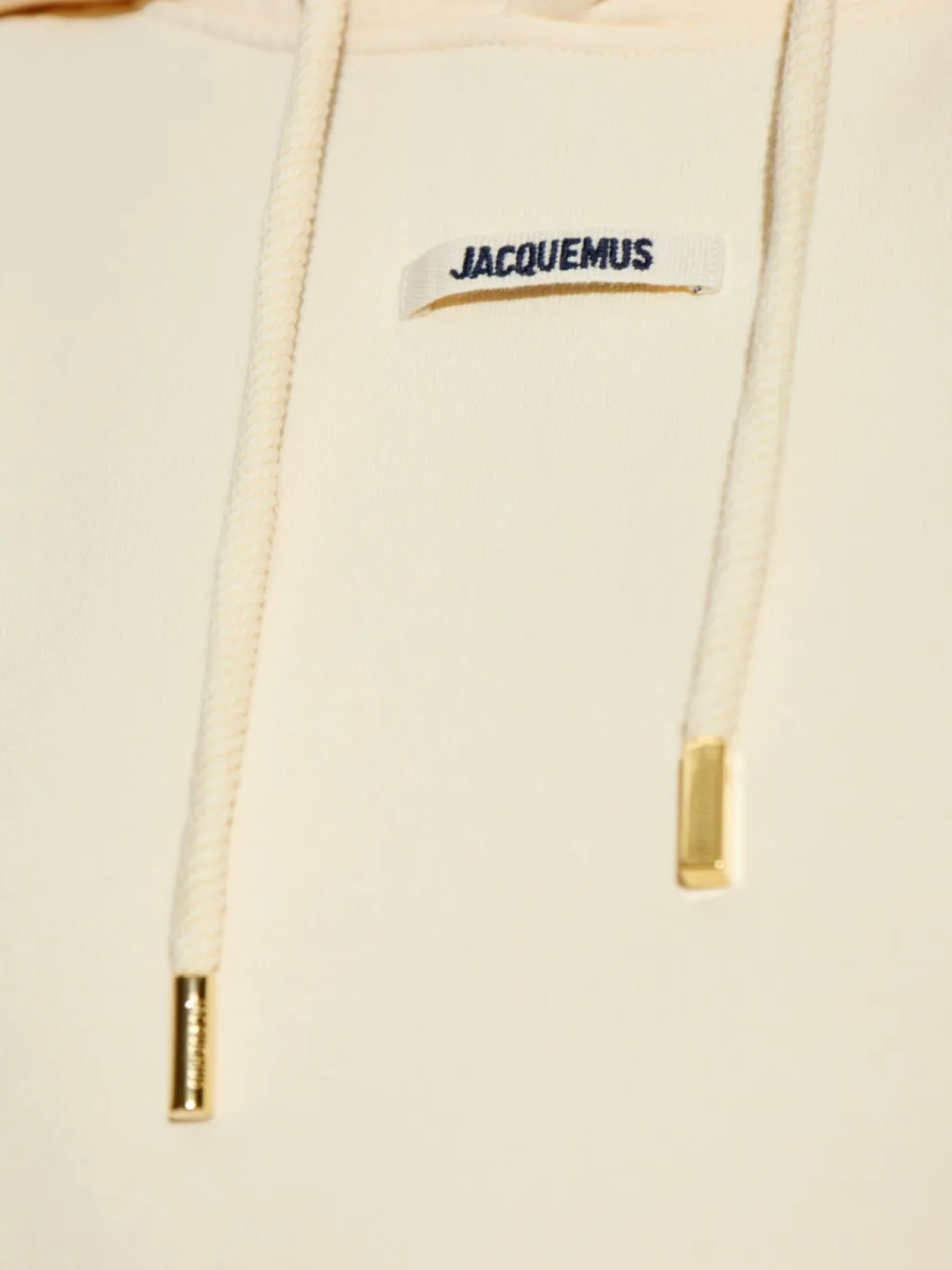 Толстовка с капюшоном и нашивкой-логотипом Jacquemus, нейтральный — фото 4