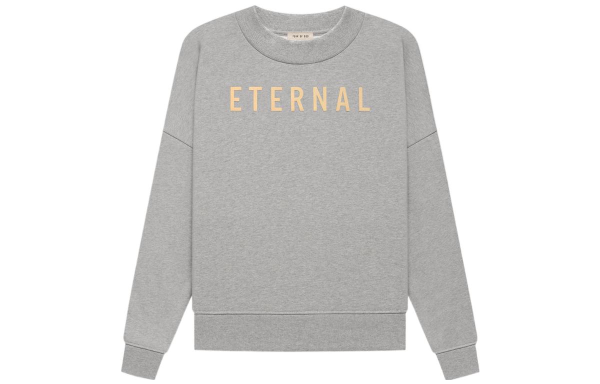 

Футболка с принтом Eternal Fear Of God, теплый серый меланж