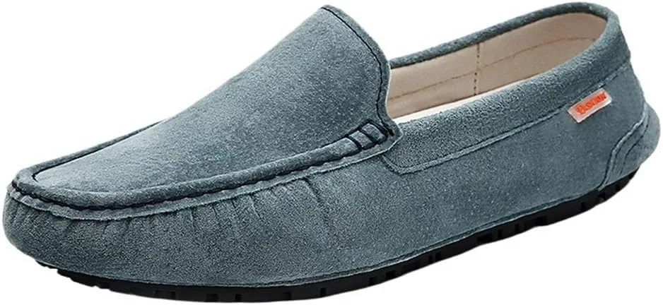 Лоферы мужские замшевые, Slip-Ons, Blue DHFIRUFSHLO