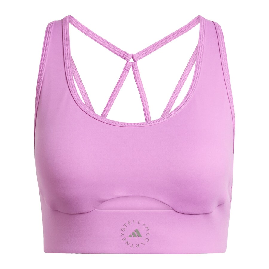

Спортивный бюстгальтер без косточек ADIDAS BY STELLA MCCARTNEY TrueStrength, цвет Orchid