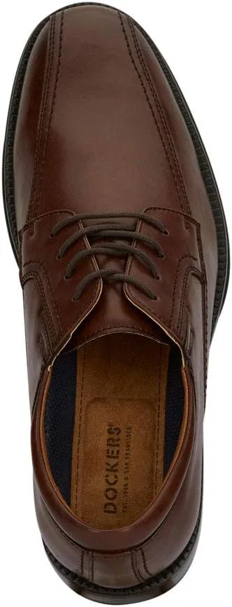 Мужские туфли-оксфорды Dockers Geyer Dress Run Off, Brown — фото 2