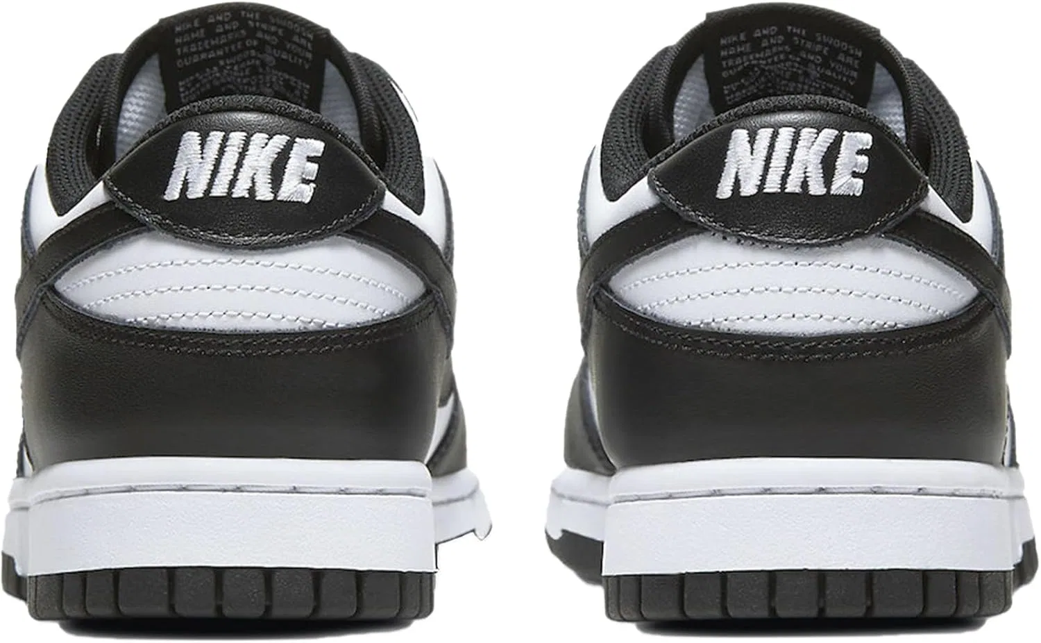 Кроссовки мужские Nike Dunk Low, White/Black/White — фото 4