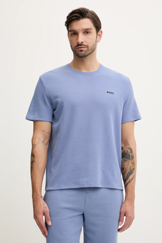

Футболка lounge waffle BOSS, синий
