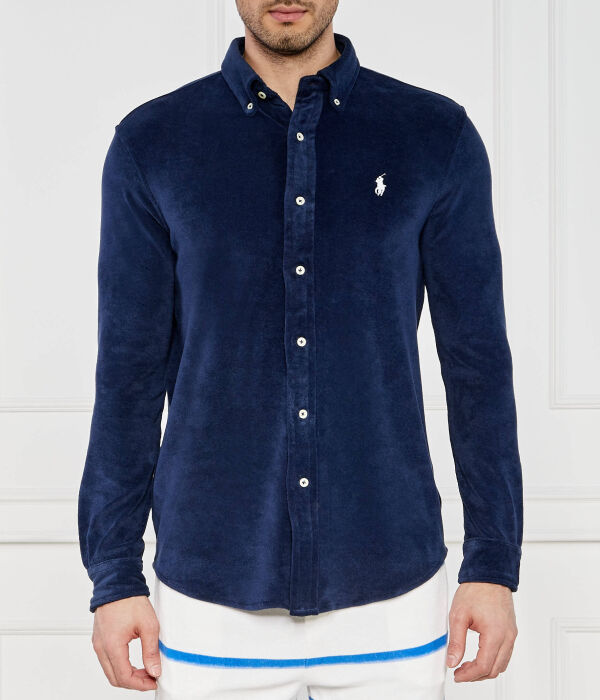 

Рубашка мужская Polo Ralph Lauren вельветовая, синий