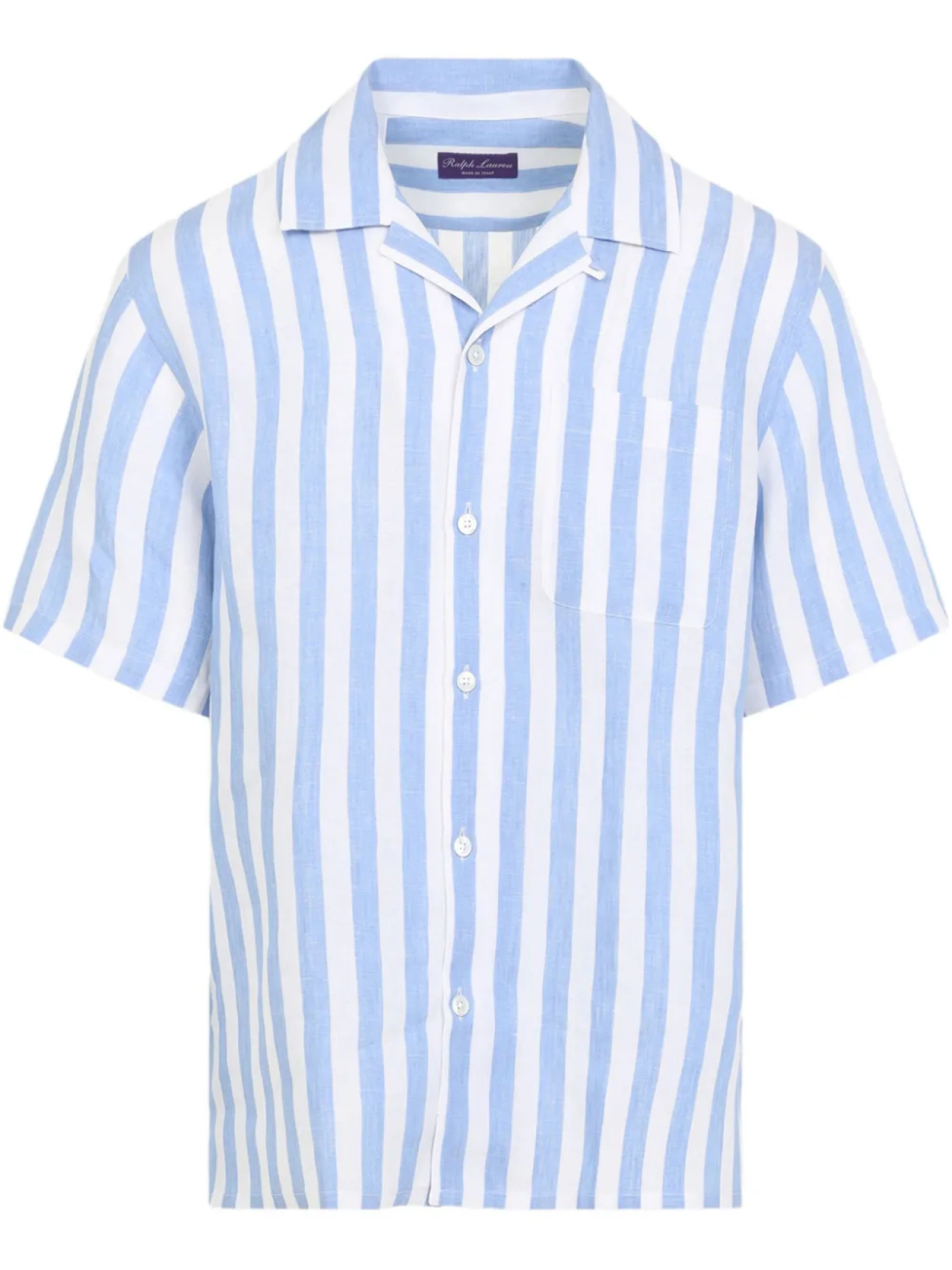 

Полосатая рубашка Ralph Lauren Purple Label, синий