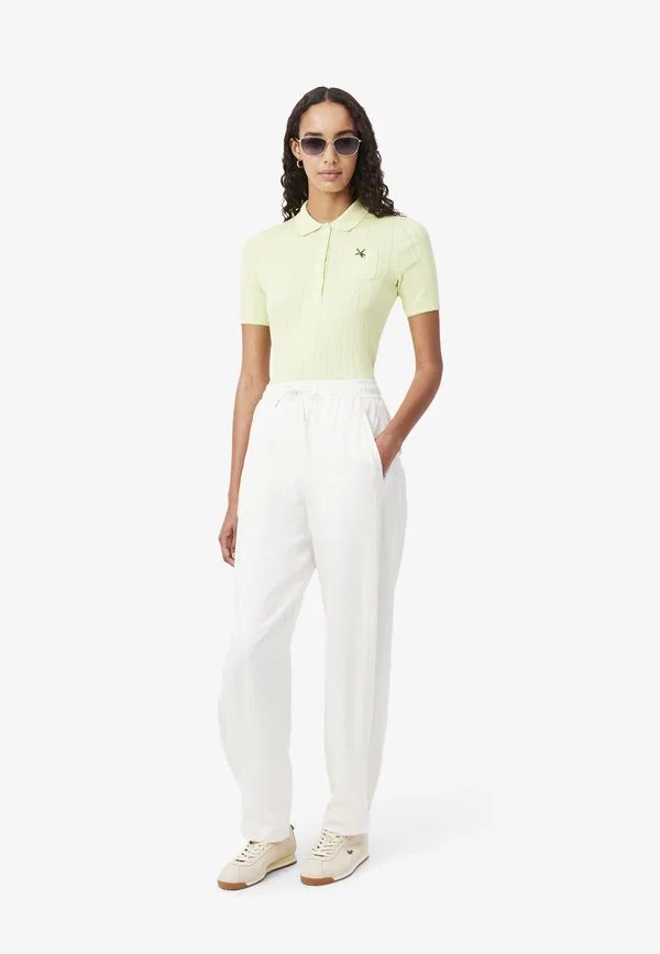 Спортивные штаны Lacoste Blanc V, однотонные, белые