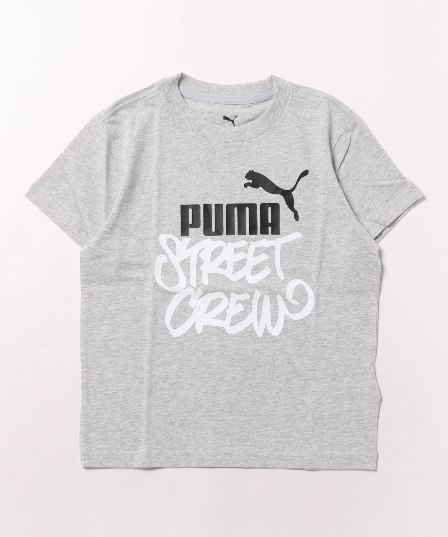 Детская футболка PUMA MID90S с графикой серого цвета