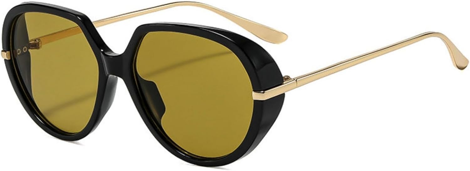 

Солнцезащитные очки Willochra увеличенного размера в стиле «пилот» для женщин и мужчин, модные ретро-очки в крупной оправе нестандартной формы, дизайнерские женские очки UV400, C3