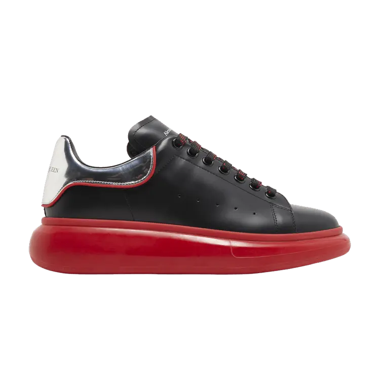 

Кроссовки Alexander McQueen Alexander McQueen Oversized Sneaker 'Black Silver Lust Red', черный