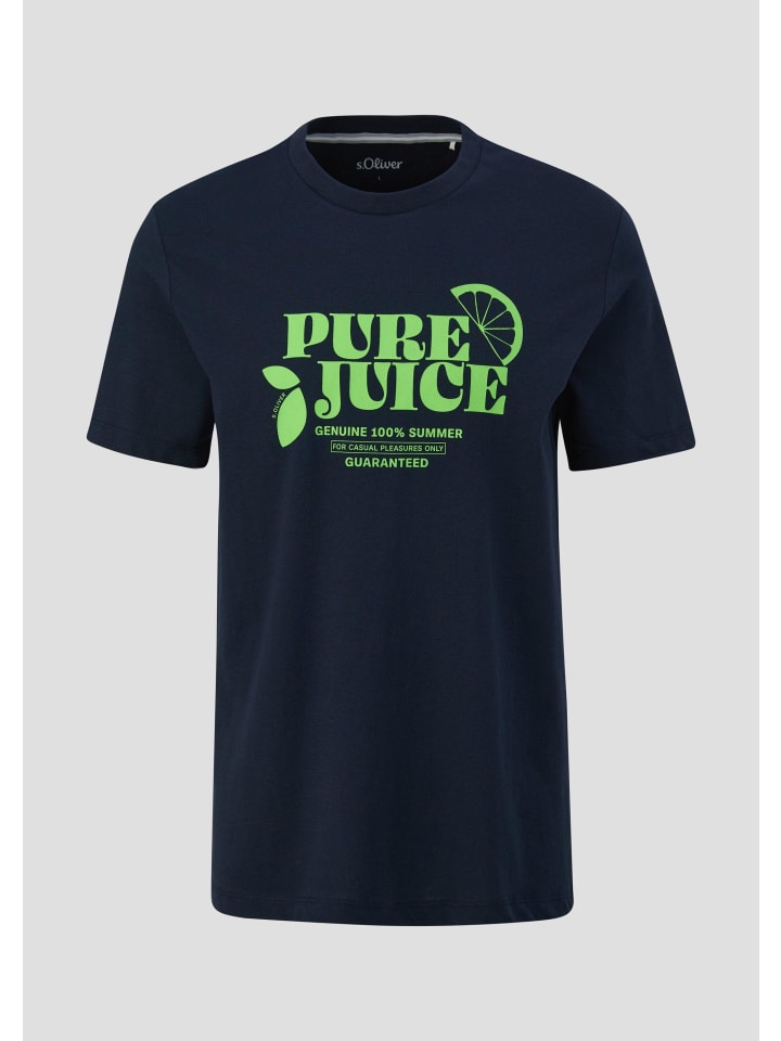 

s.Oliver Футболка цвета 59D1_navy, Синий, s.Oliver Футболка цвета 59D1_navy