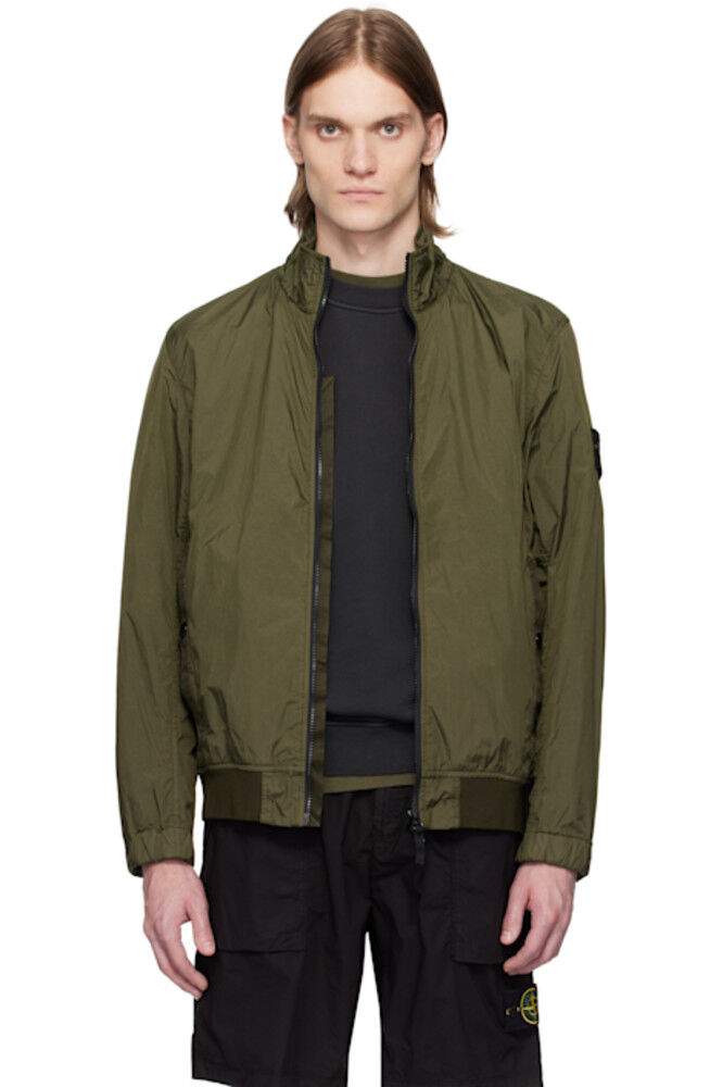 

Хаки Репсовая куртка R-NY со складками Stone Island