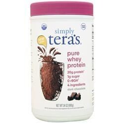 

Tera's Whey Simply Tera's Чистый сывороточный протеин Темный шоколад 24 унции