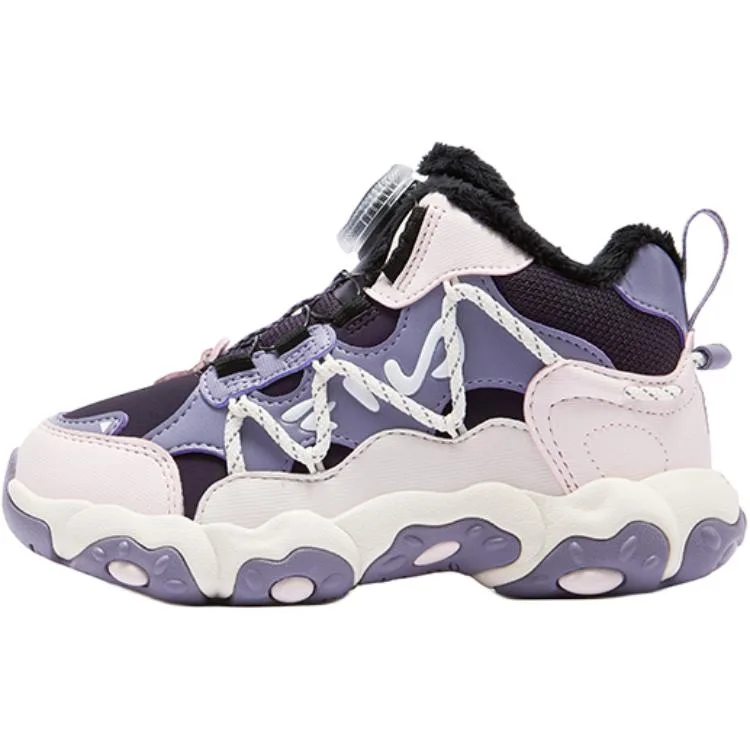 Детские хлопковые тапочки Fluid FILA KIDS, Dark Purple/Smoky Purple-FNL