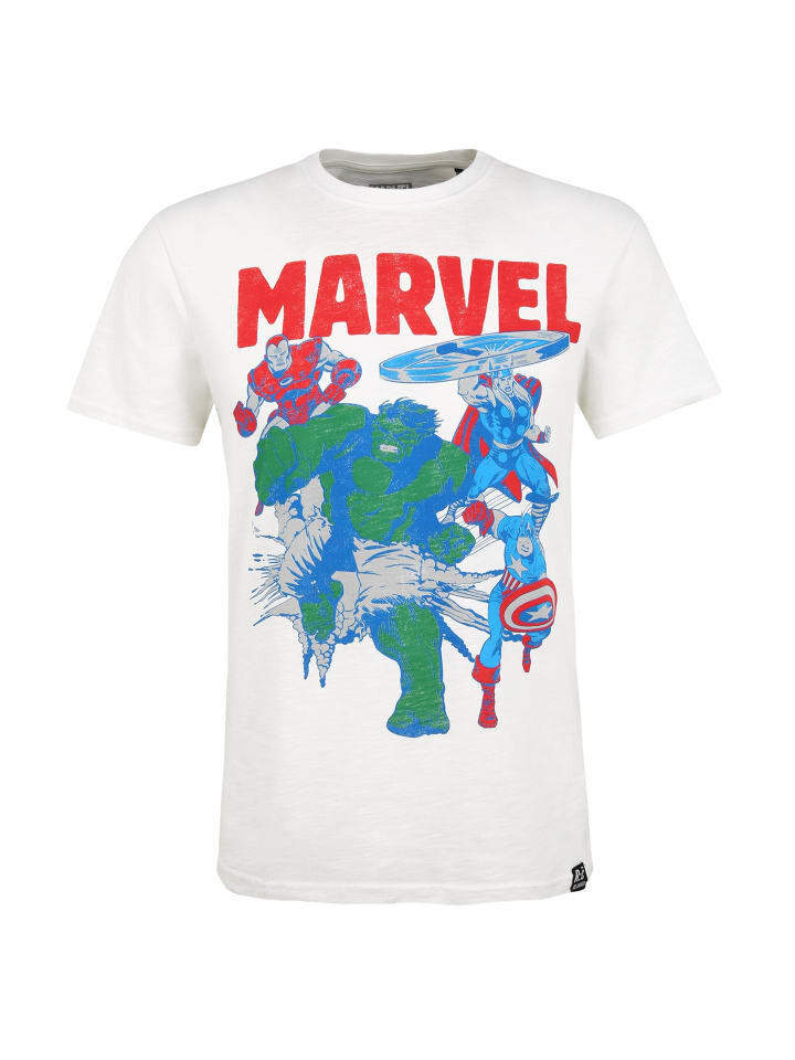 

Футболка Re:Covered T-Shirt Iron Man, Thor, Captain America & The Hulk White, белый