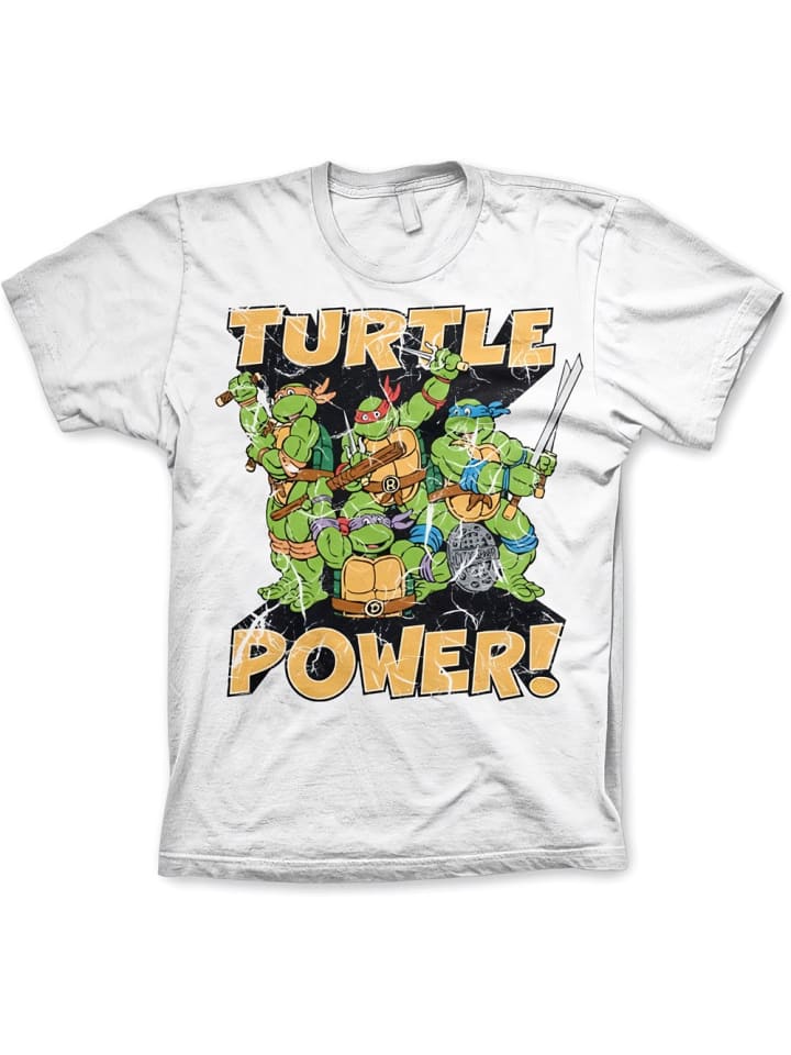 

Футболка белого цвета Teenage Mutant Ninja Turtles, Белый, Футболка белого цвета Teenage Mutant Ninja Turtles