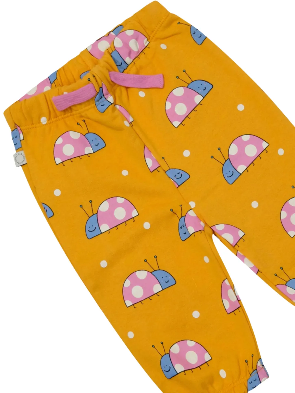 Брюки с принтом в виде жуков Stella Mccartney Kids, оранжевый — фото 3