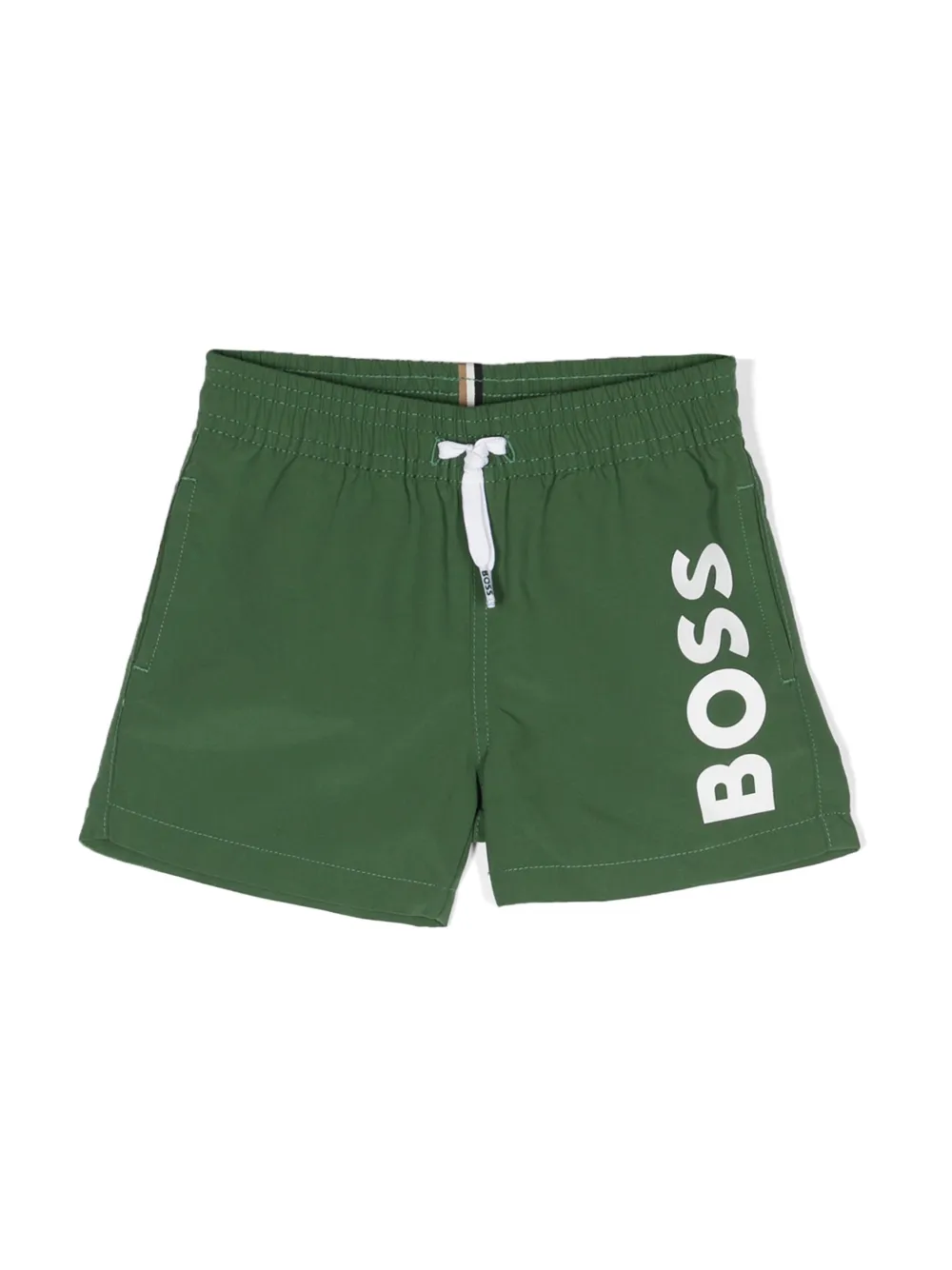 

Плавки-шорты с логотипом BOSS Kidswear, зеленый
