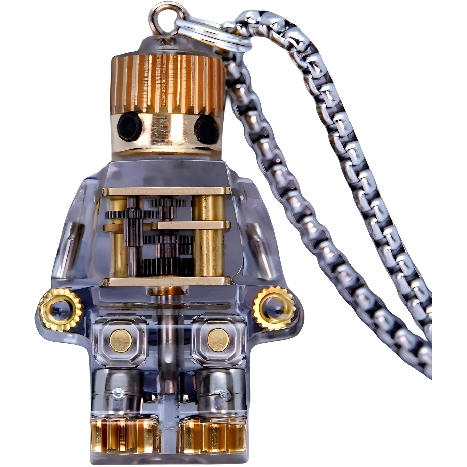 

Стильный стимпанк робот подвеска механическое колье винтажные Watermelon vine