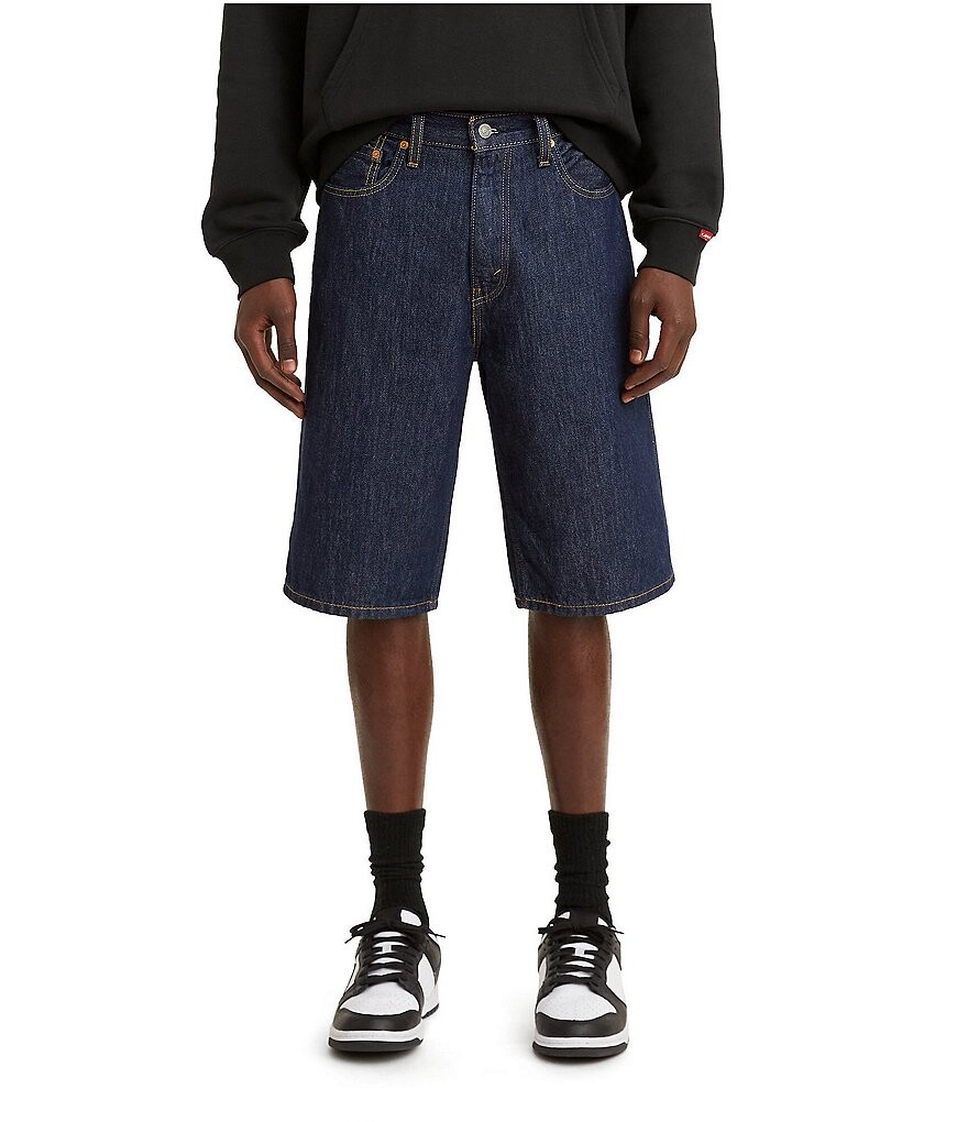 

Levi's Big & Tall 469 Loose Fit 12Джинсовые шорты с внутренним швом, синий