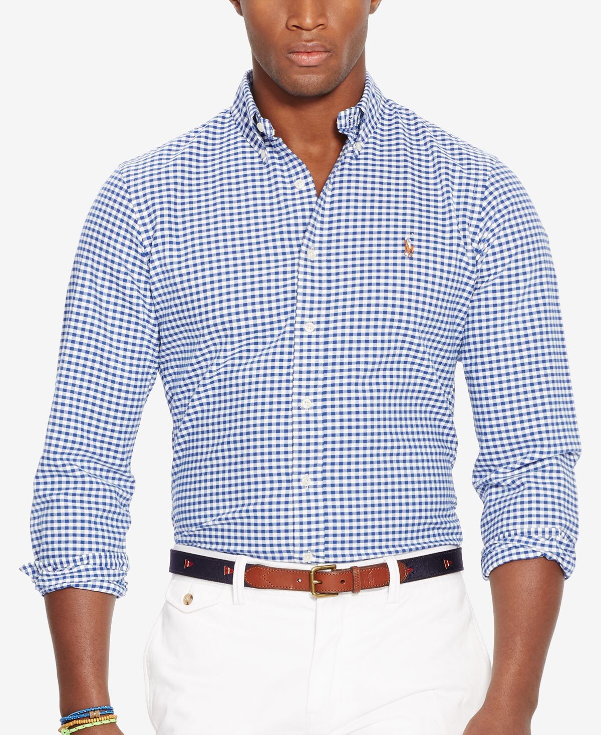 

Рубашка узкого кроя из эластичной оксфордской ткани Polo Ralph Lauren