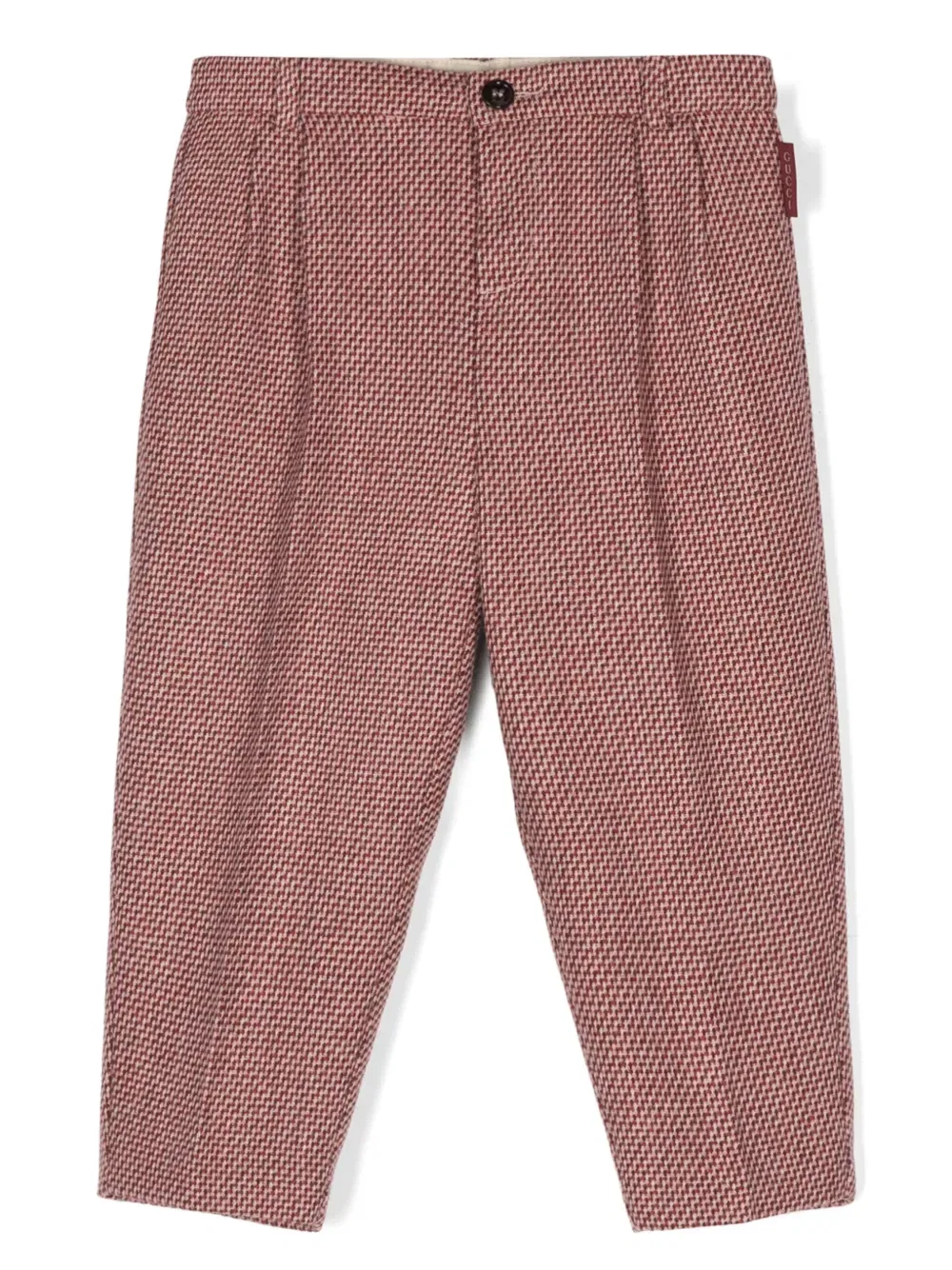 Шерстяные брюки Gucci Kids, красный