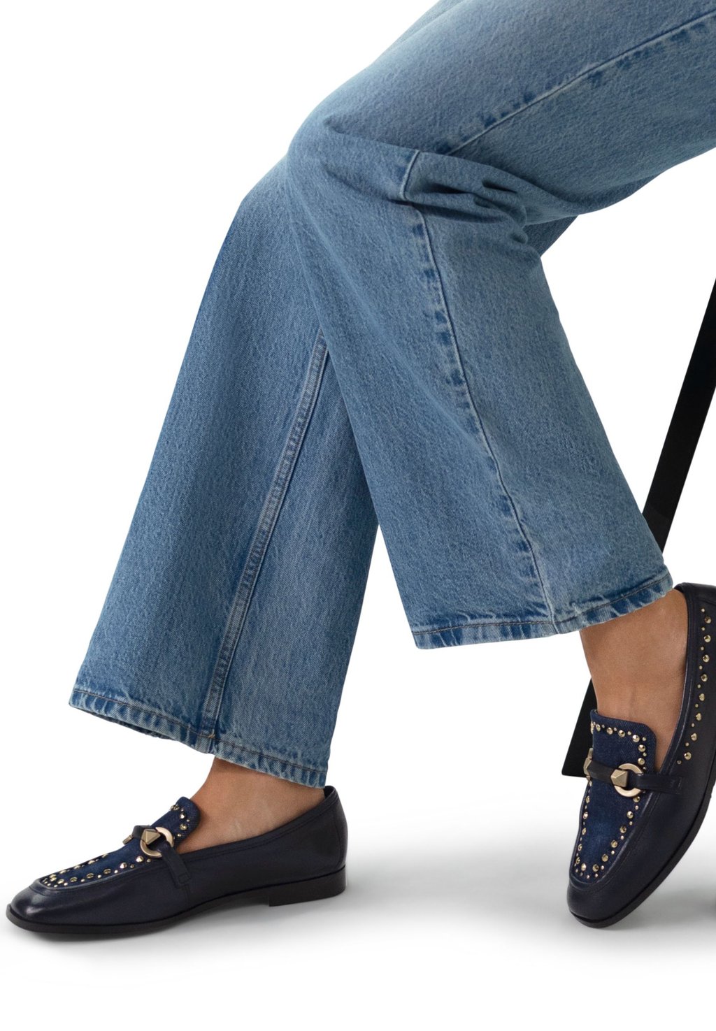 Слипоны LOAFER MIT DETAILS Manfield, синий
