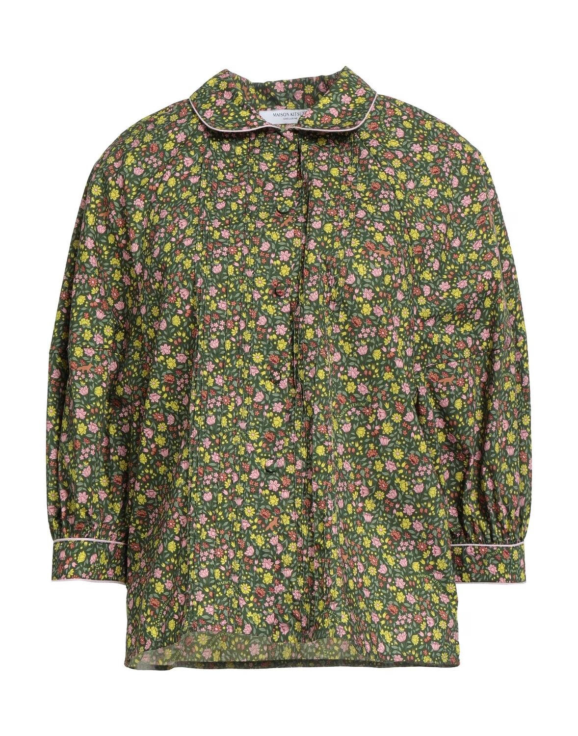 

Рубашка Maison Kitsuné, темно-зеленый