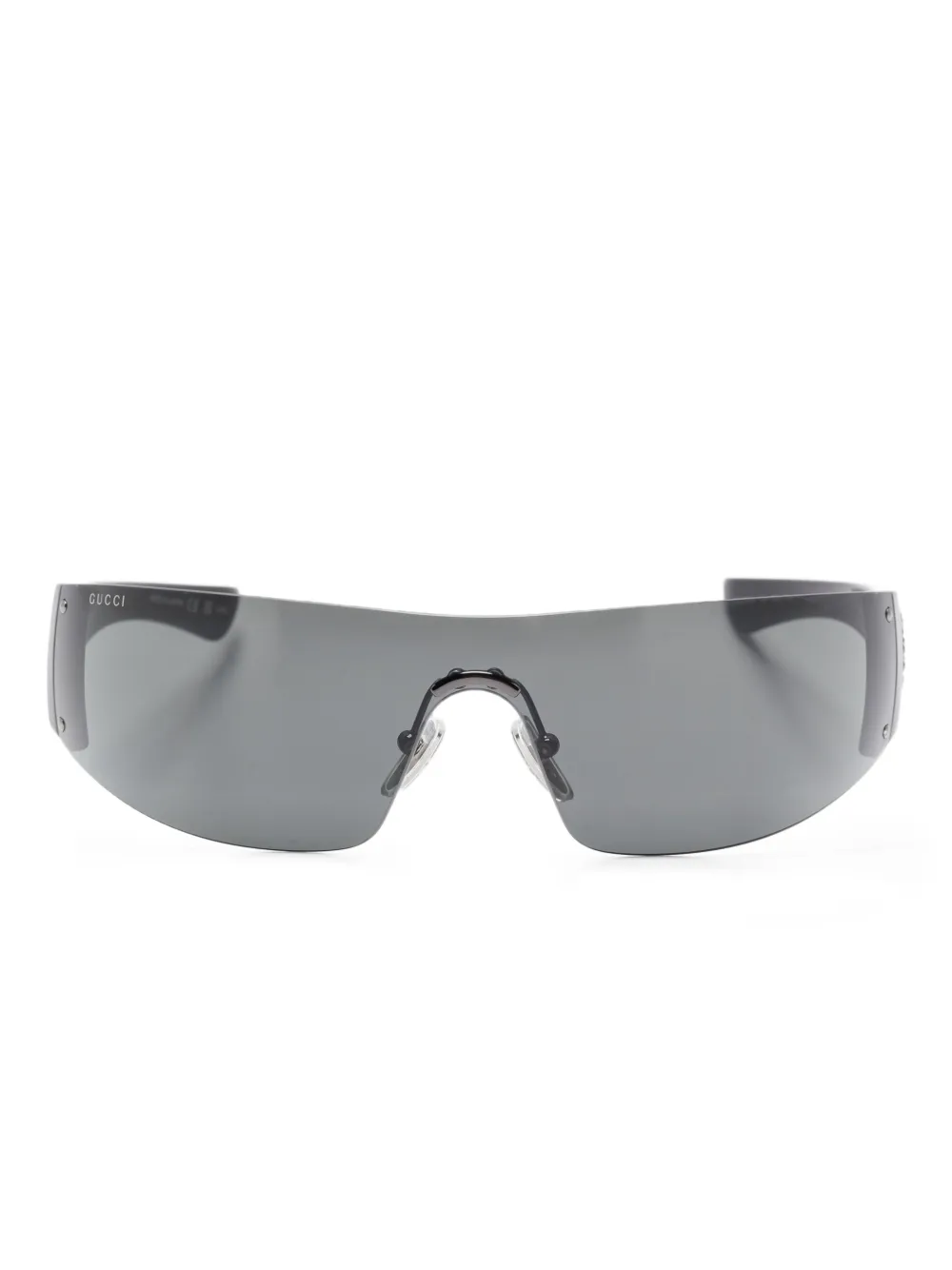 

Солнцезащитные очки с кристаллами Gucci Eyewear, черный