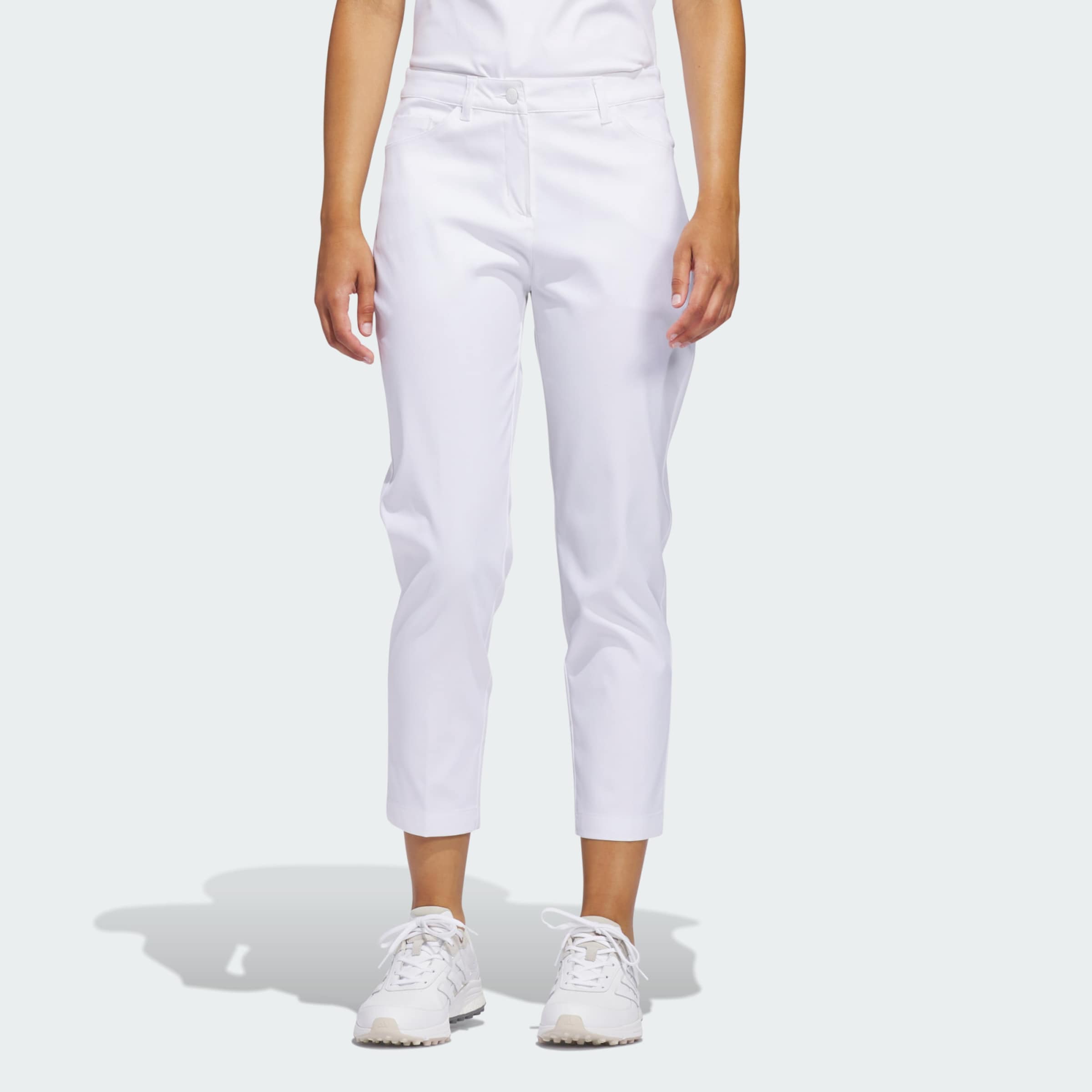 Adidas Performance Брюки для тренировок Slim fit 'Ultimate365' в белом цвете — фото 2