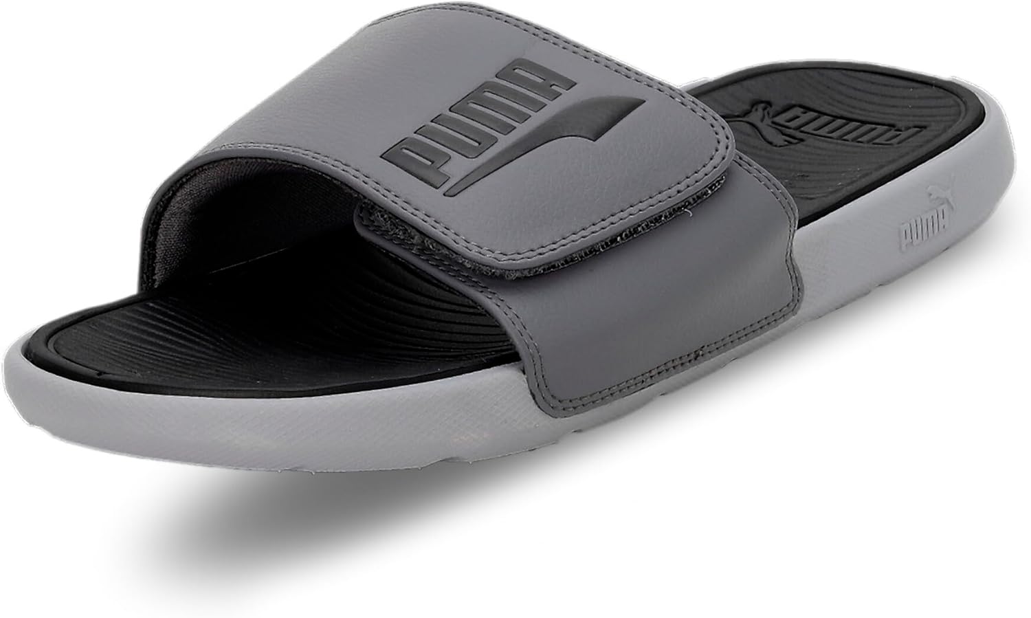 Мужские сандалии PUMA Cool Cat 2.0 VSlide, черный/серый/темно-серый — фото 2
