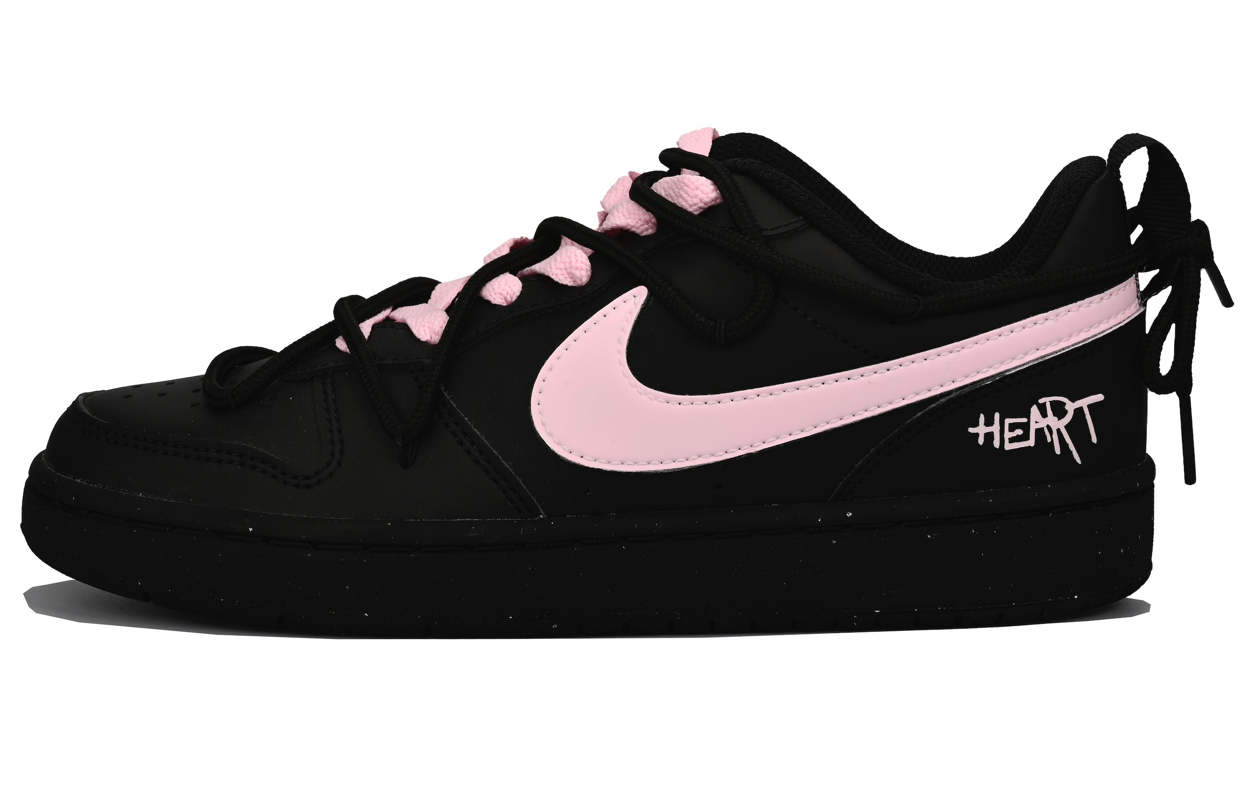 

Кроссовки Nike Skateboarding Shoes Women's Low-top Black/pink, черный/розовый