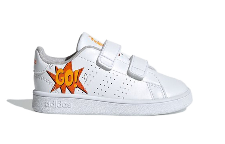 Кроссовки adidas neo ADVANTAGE Toddler Shoes TD Low-top White/orange — фото 2