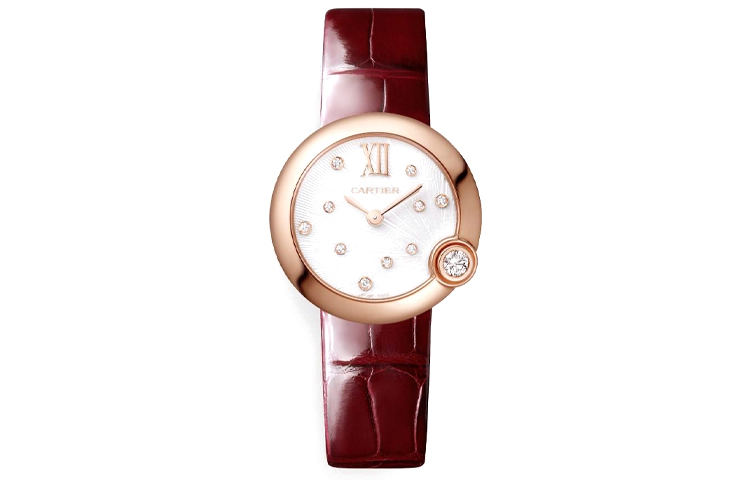 

Cartier Часы Unisex White Balloon Collection Watch, Mother-of-Pearl Color