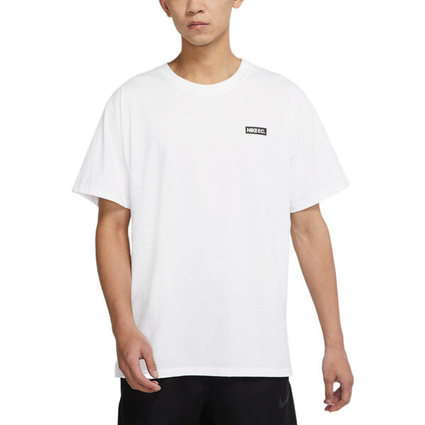 Футболка Men's Nike Front And Back Printing Round Neck Short Sleeve Soccer/Football White T-Shirt, мультиколор — фото 4