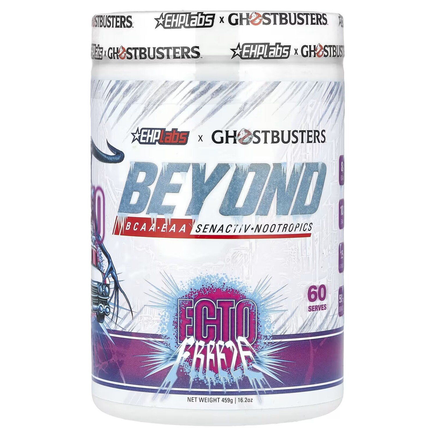 

Ghostbusters, Beyond, BCAA-EAA, Ecto Freeze, 16,2 унции (459 г) Ehplabs