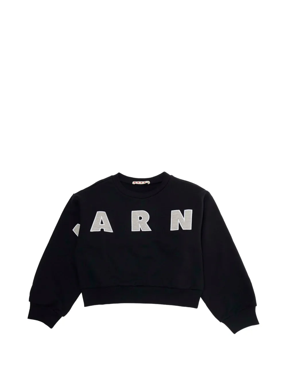 

Свитшот с логотипом Marni Kids, черный
