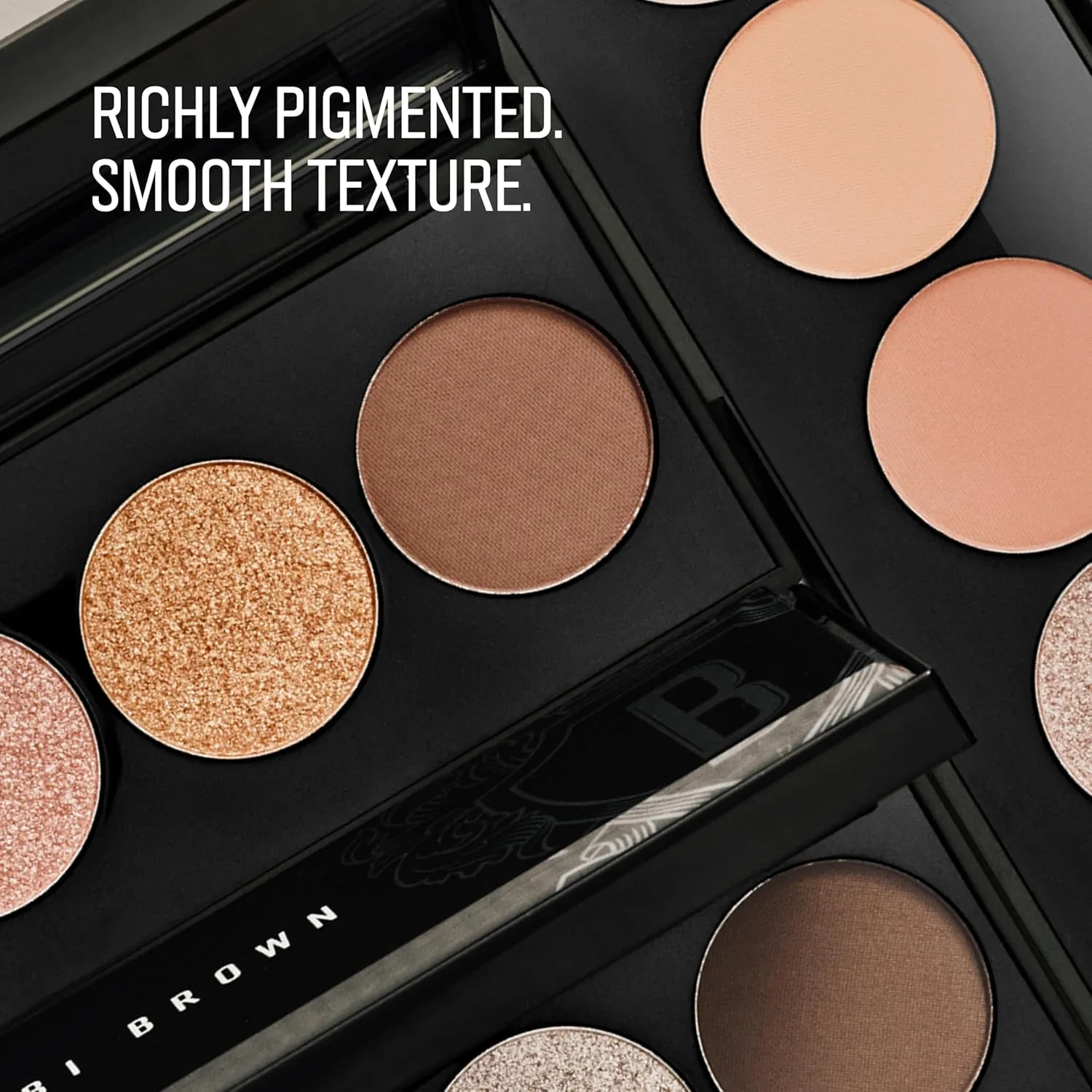 Палитра теней для век Bobbi Brown All Nudes | Матовая и металлическая палетка нейтральных оттенков, Rosey Nudes (Matte and metallic neutrals with a rosey tint, from sparkling pink-beige to intense cocoa) — фото 4