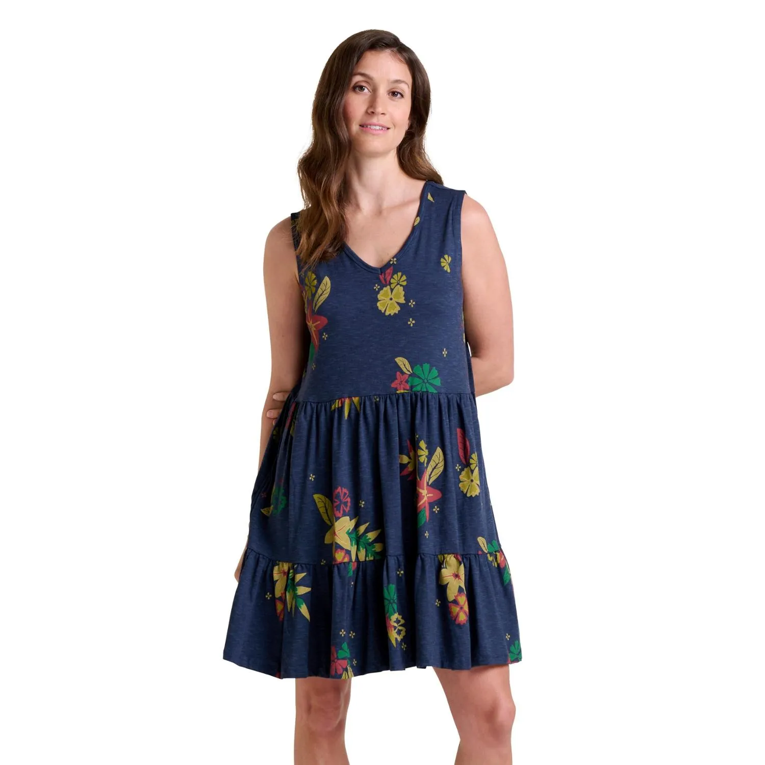 

Многоярусное платье Marley Toad&Co, True Navy Lg Floral Print