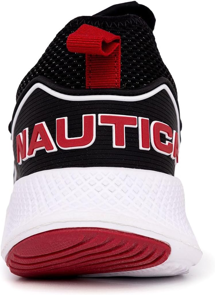 Мужские кроссовки Nautica с эластичной шнуровкой, удобные, повседневные, для прогулок, красный — фото 3