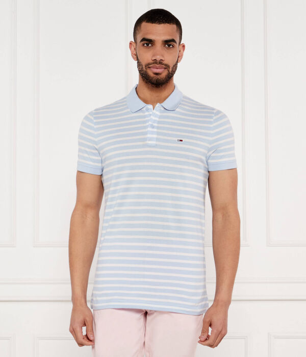 

Рубашка поло Slim fit Tommy Jeans, синий