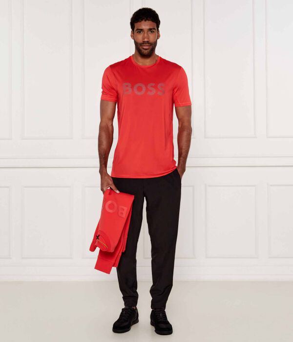 Футболка футболка активная Slim fit Boss Green, красный — фото 2