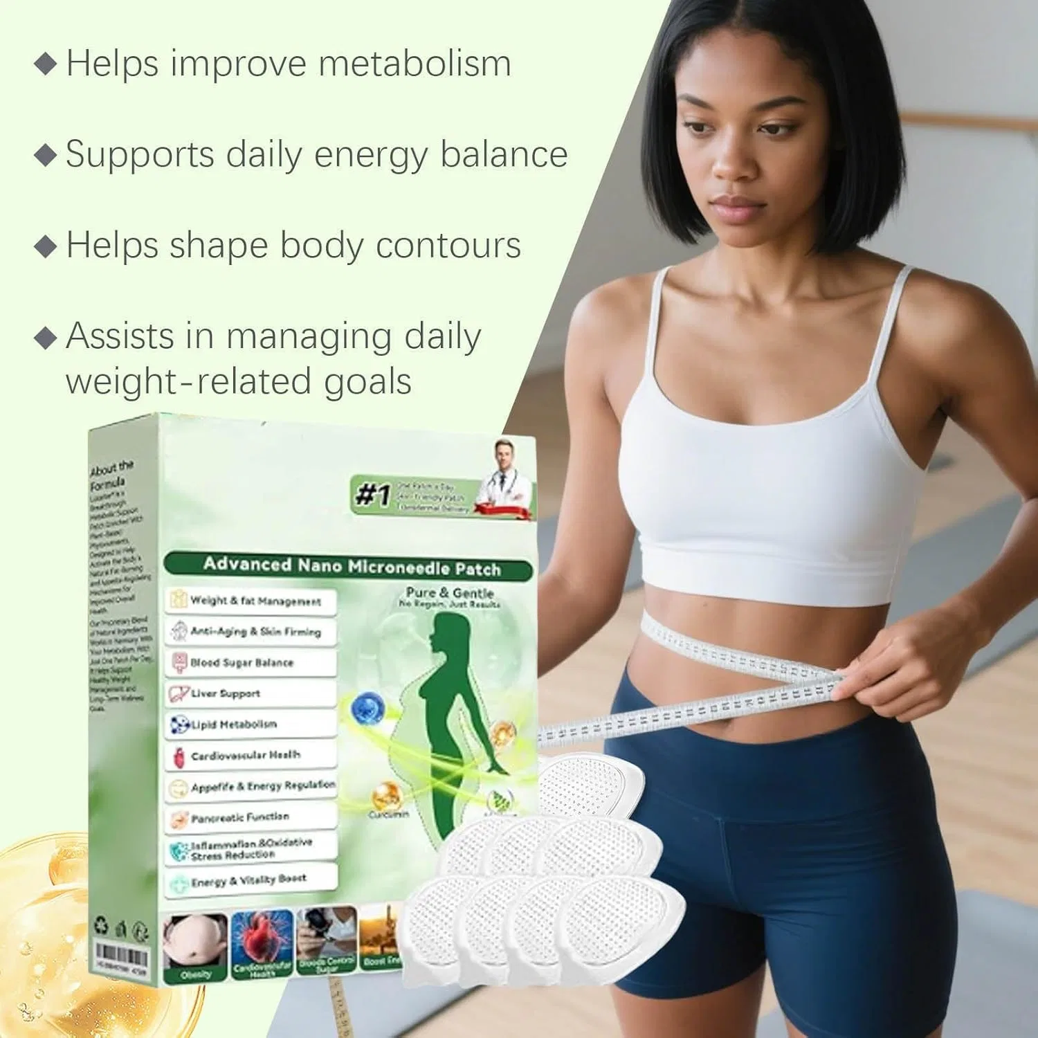 Пластыри с микроиглами Moringa NAD+ 10-в-1 Aoseiens, 1 Pack — фото 4