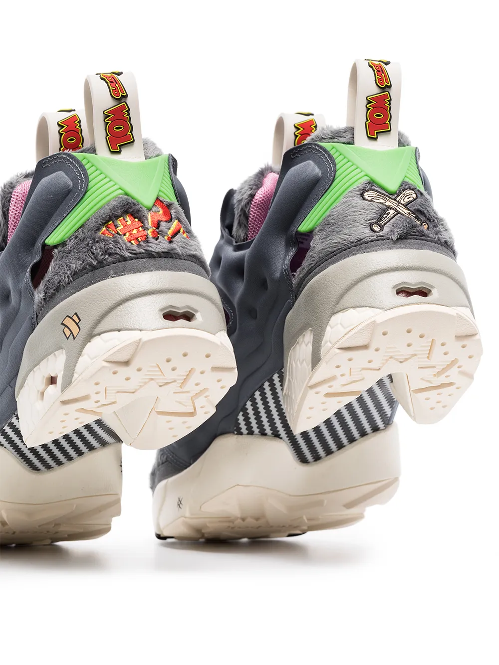 Кроссовки Instapump Fury Tom & Jerry REEBOK, серый — фото 3