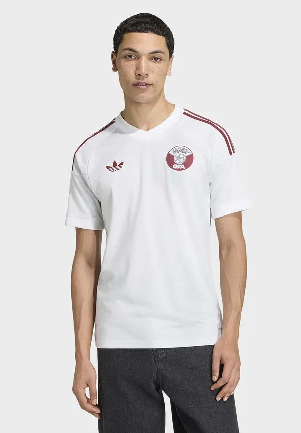 Выездная спортивная футболка сборной катара 26 Adidas Performance, White
